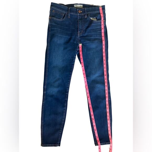 Madewell High Riser Blue Skinny Jeans size 25 - Picture 5 of 9